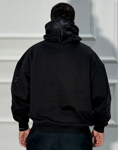 Uni-Sex Black Galaxy Hoodie