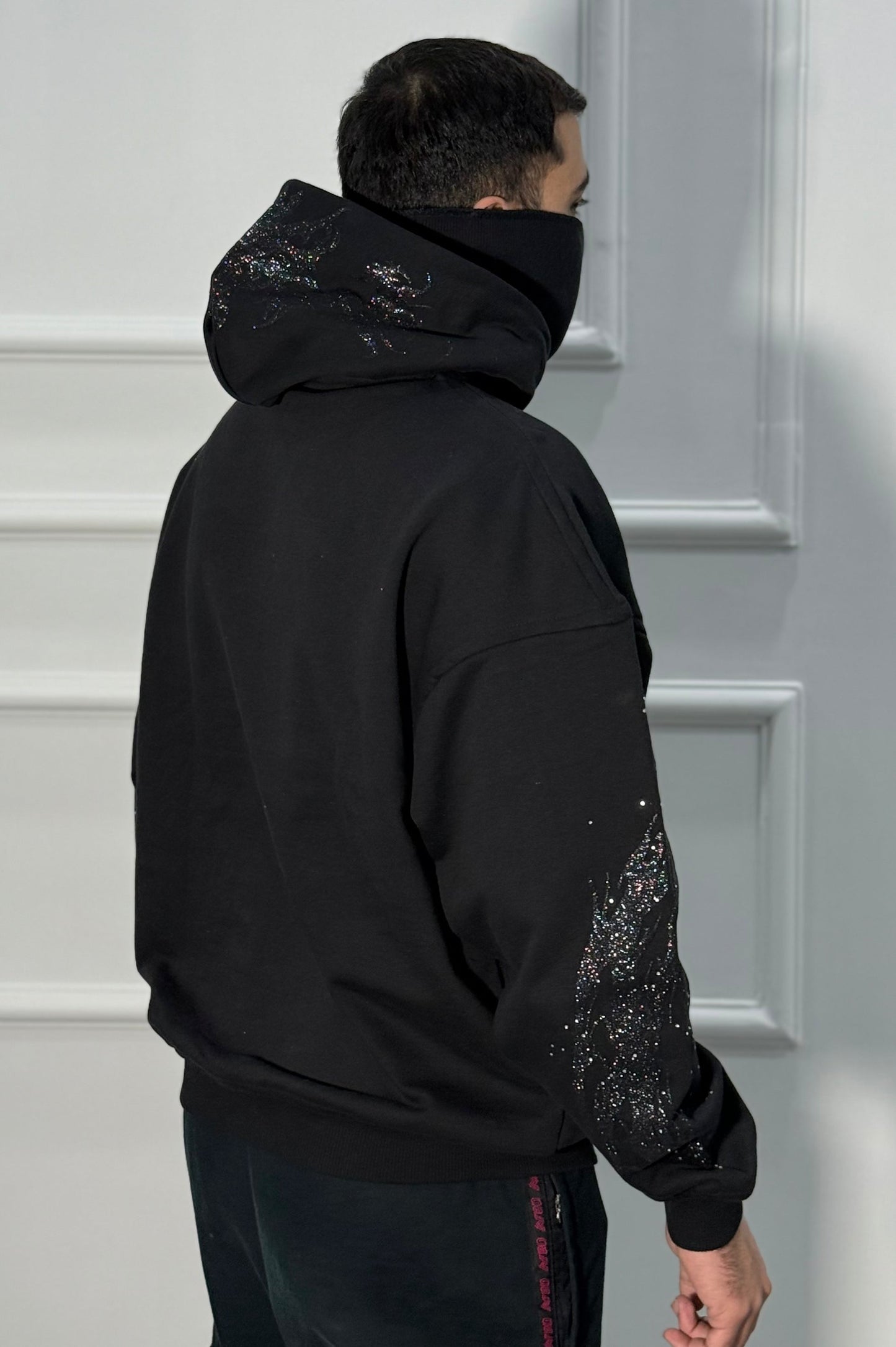 Uni-Sex Black Galaxy Hoodie