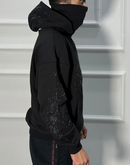 Uni-Sex Black Galaxy Hoodie