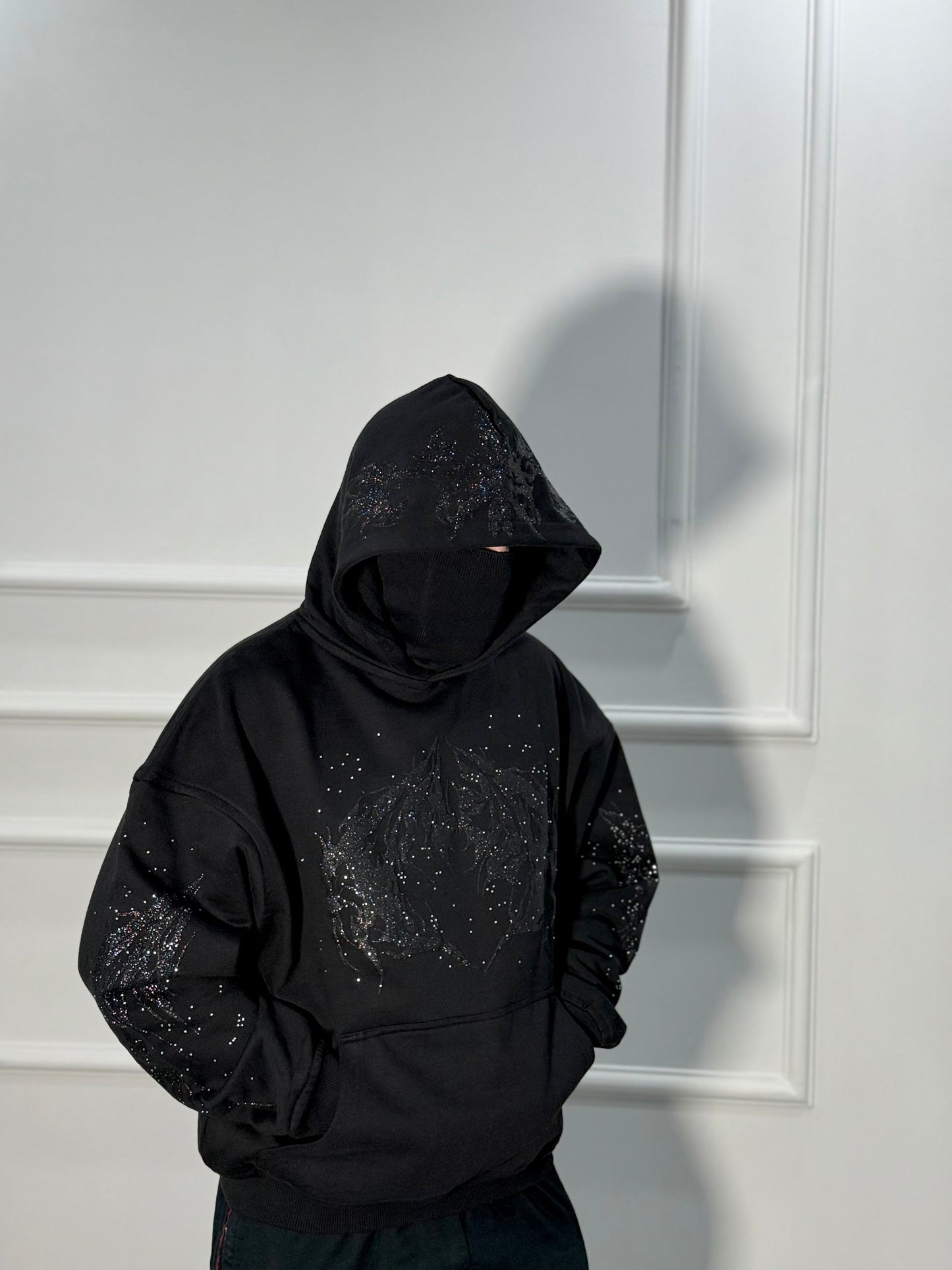 Uni-Sex Black Galaxy Hoodie