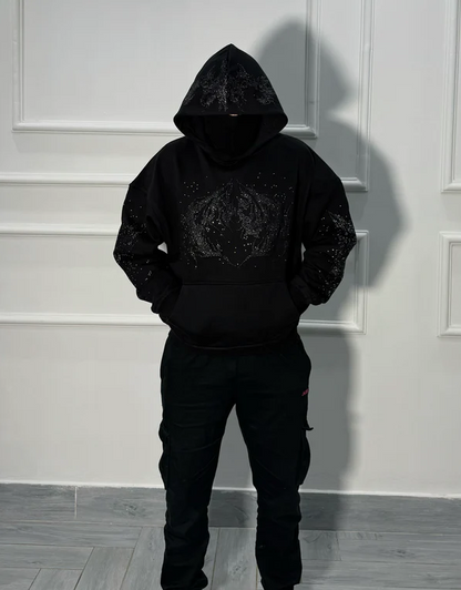 Uni-Sex Black Galaxy Hoodie